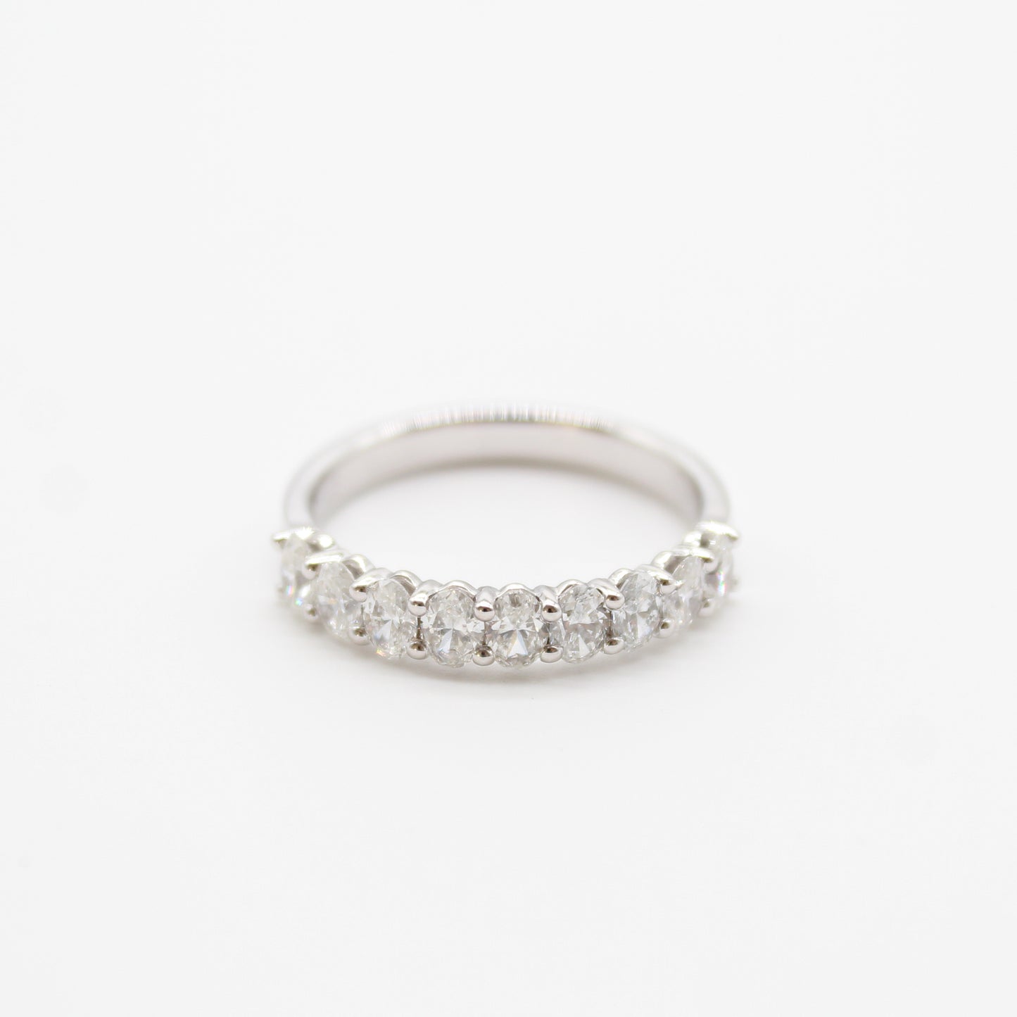 18k witgouden verlovingsring met 1,01ct diamanten