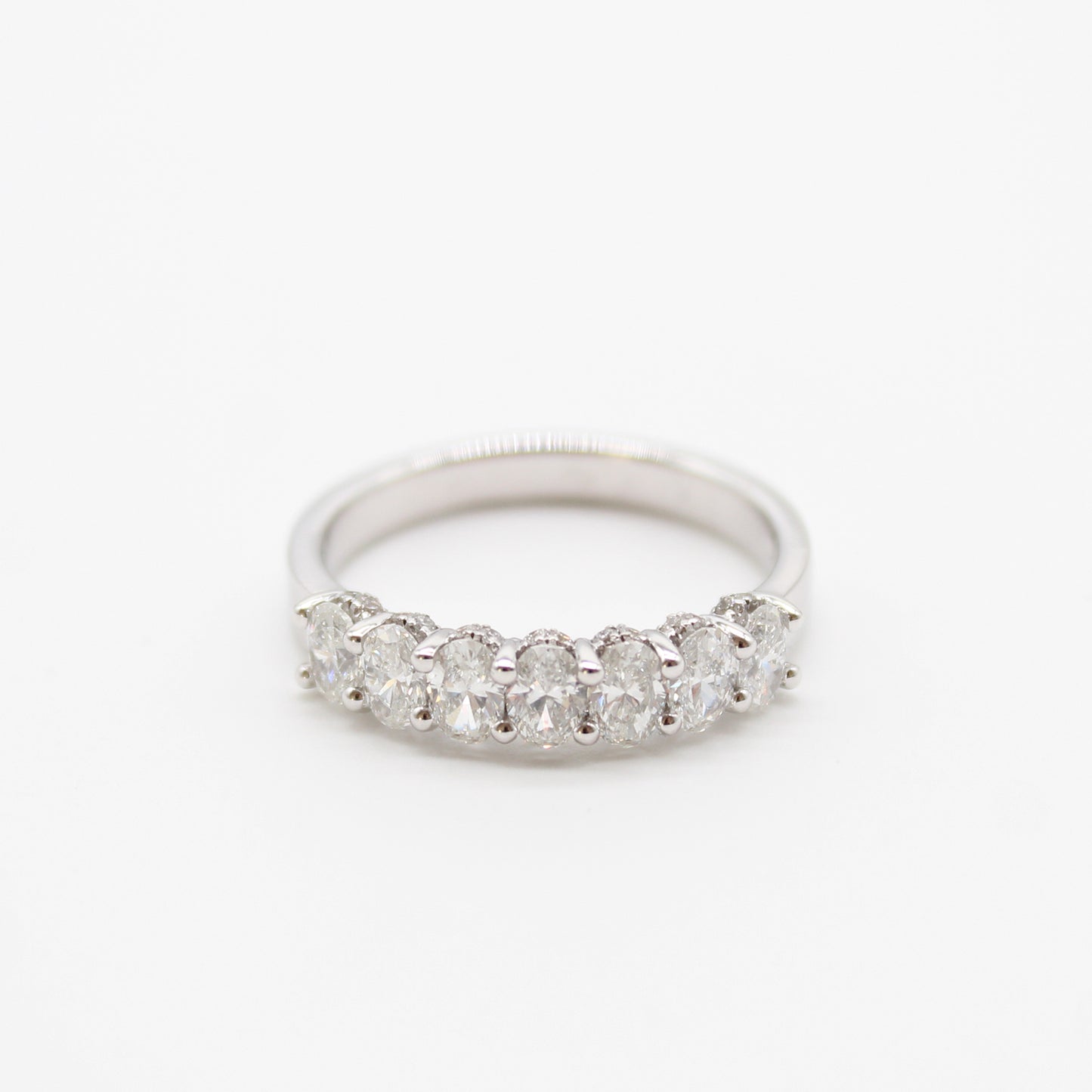 18k witgouden verlovingsring met 1,17ct diamanten