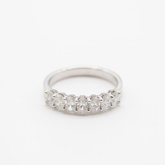 18k witgouden verlovingsring met 1,17ct diamanten