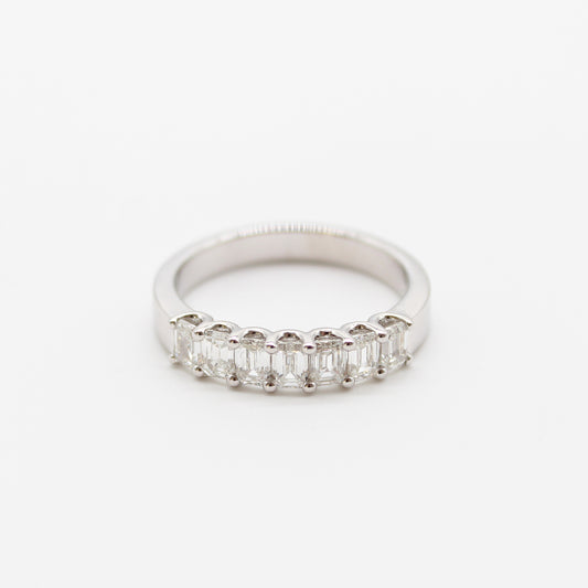 18k witgouden verlovingsring met 1,08ct diamanten