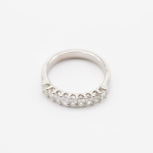 18k witgouden verlovingsring met 0,93ct diamanten